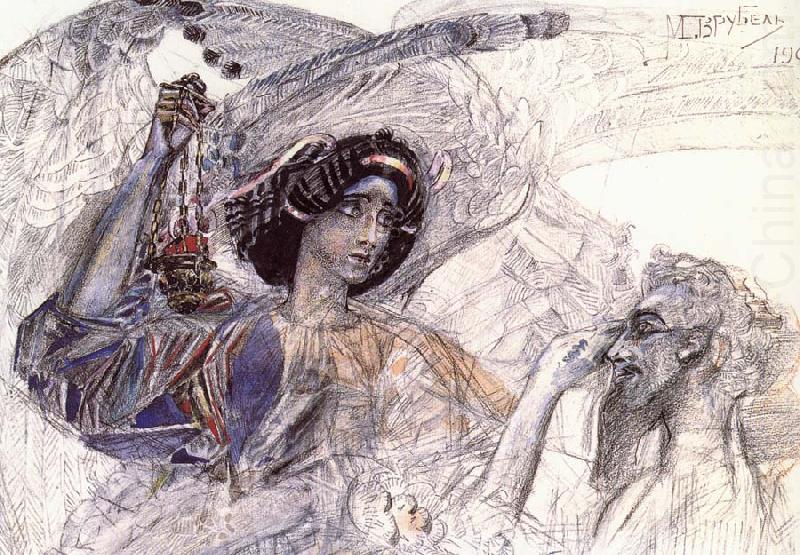 The Six-winged seraph, Mikhail Vrubel